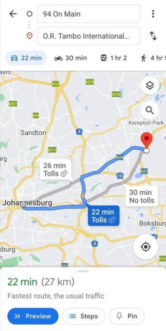 Luxury 2bed Opposite Woolies On Gandhi Square+wifi Apartment Johannesburg